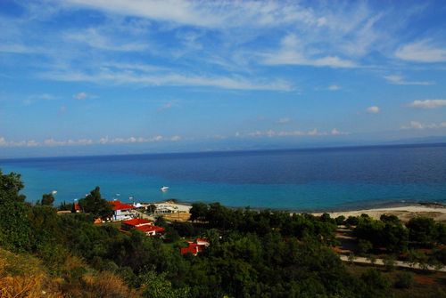 View of Sithonia from Afitos